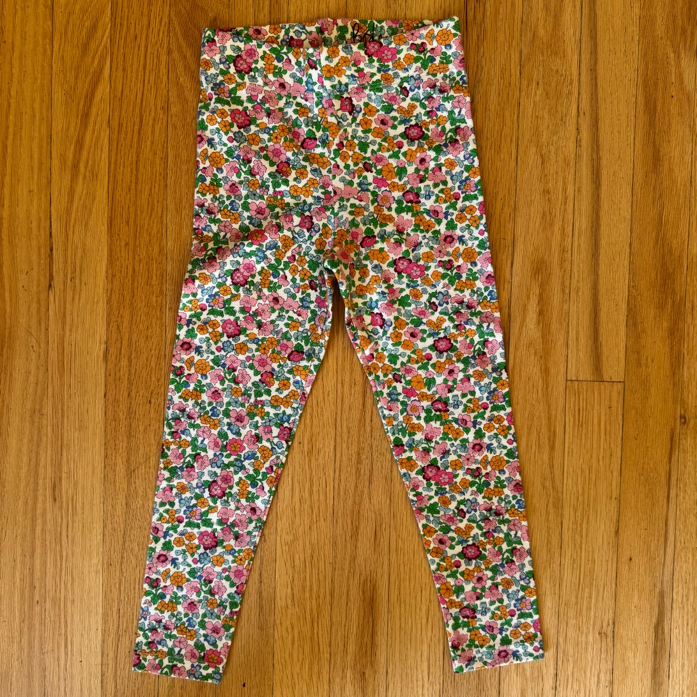 MB Floral Patterned Leggings, NWT